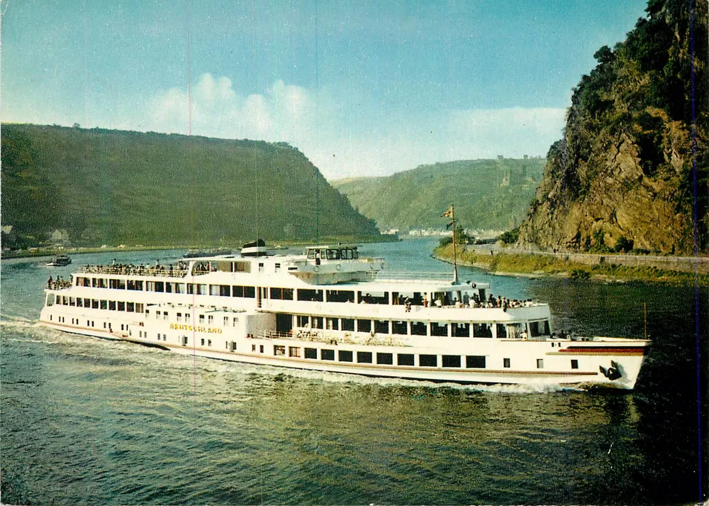 M.S. DEUTSCHLAND — Cruzeiro pelo Reno — Georg Stilke GmbH, Köln - Frente