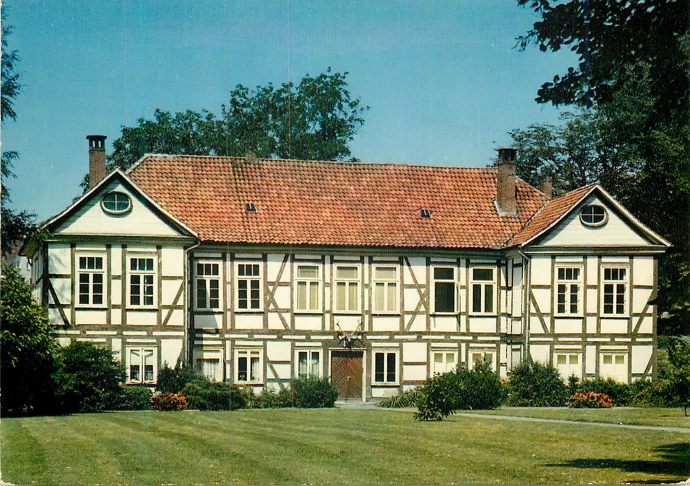Seesen (Harz), Antigo castelo de caça do duque — Cramers Kunstanstalt KG, Dortmunder Straße 505 - Frente