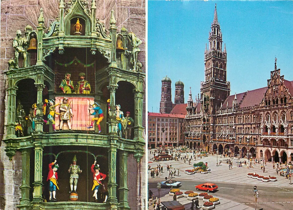 München - Rathaus en Klokkenstoel — Uitgever Schöningh, n° 306 - Voorkant