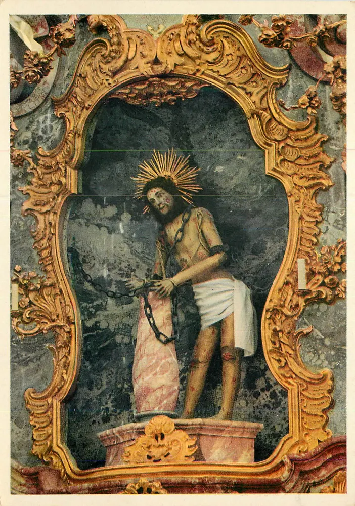 Die Wies — Klasztor Premonstratensów Steingaden — Obraz łaski u Bięgającego Chrystusa - Awers