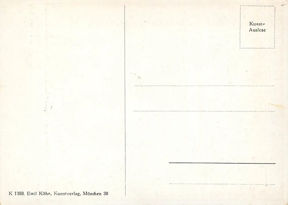 Munique-Nymphenburg — Salão de recepção na Badenburg — J. Frank - Verso