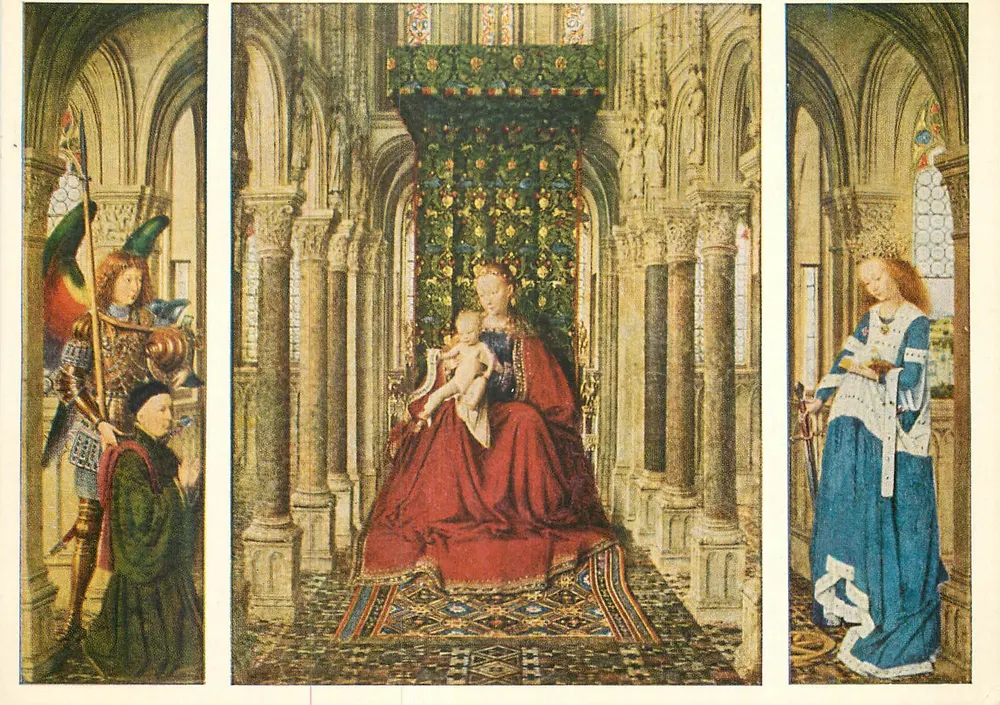 Altar de Jan van Eyck — Flügelaltar — VEB Verlag der Kunst, Dresden - Frente