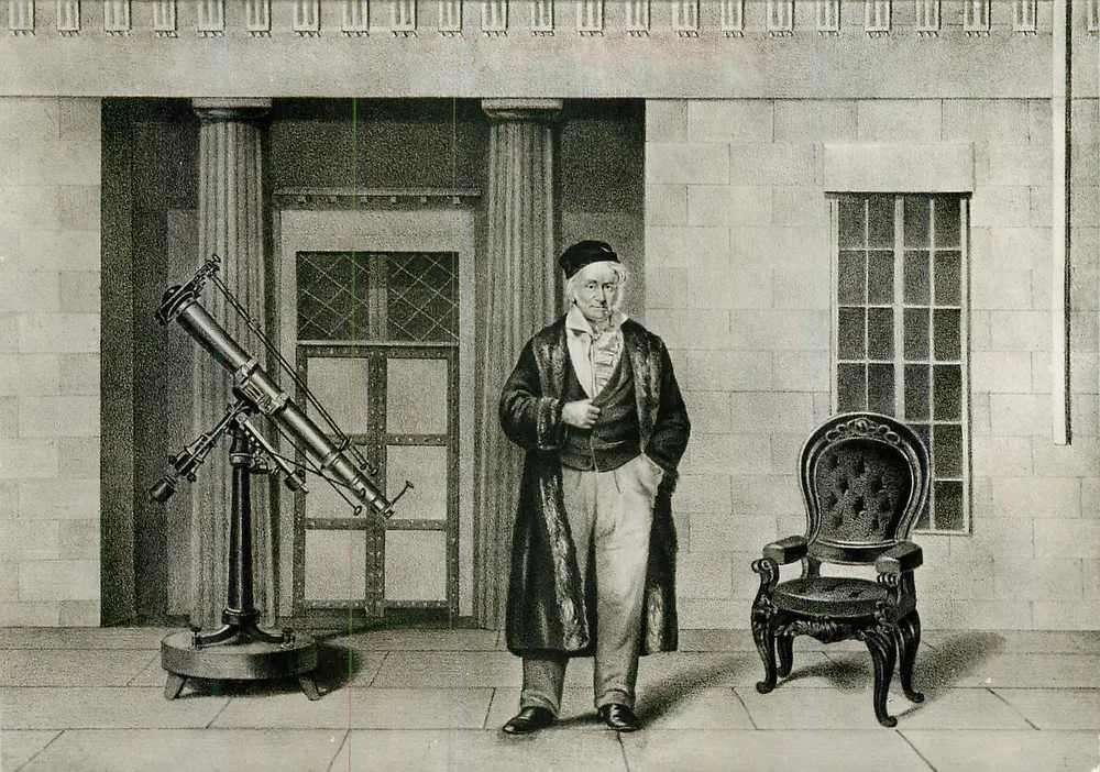 C. F. Gauss — Observatorium von Göttingen — Städtisches Museum Göttingen - Vorderseite