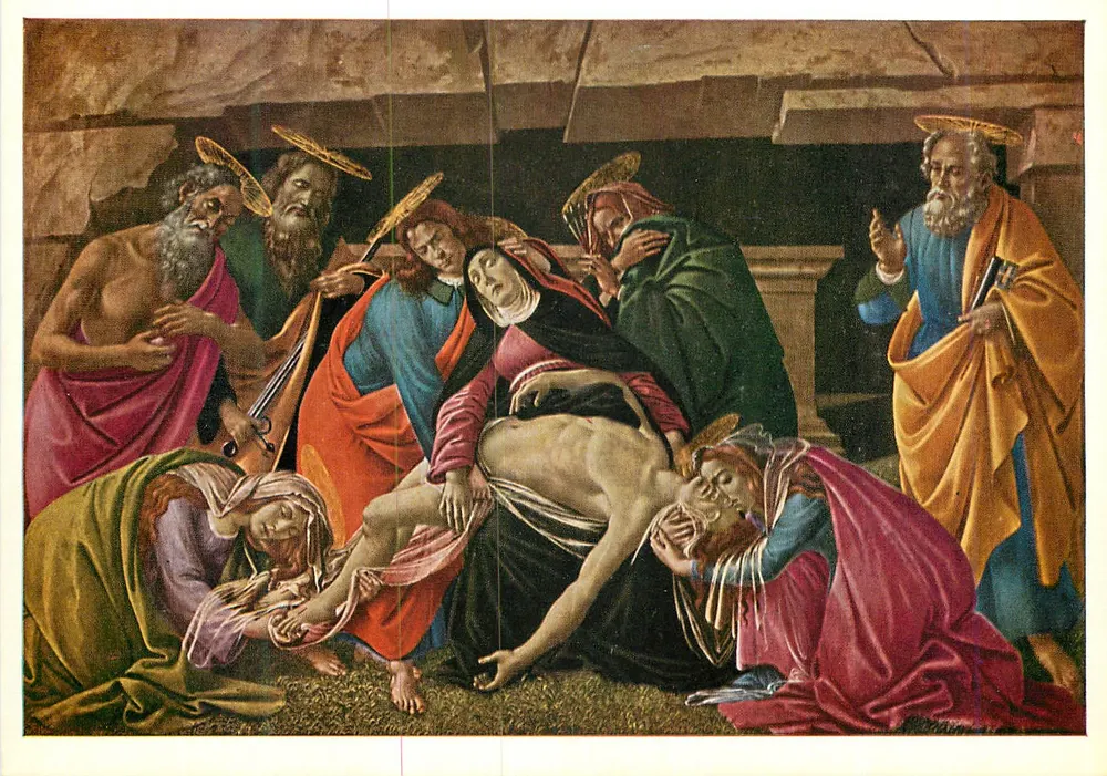 बीवेइनुंग क्रिस्टी — सैंड्रो बोटिसेली (1444/45–1510) — हिरमर वरलैग म्यूनिख - आगे