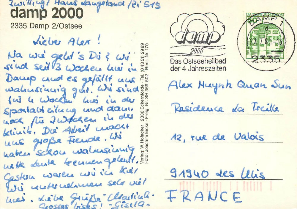 Damp 2000 — Das Ostseeheilbad der 4 Jahreszeiten — Verlag W. Hotacker - Verso