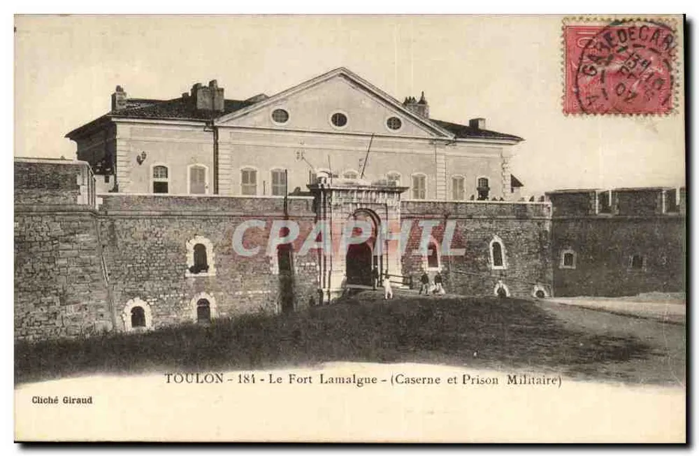 Toulon - Fort Lamalgue - (Kaserne und Militärgefängnis) — Cliché Giraud - Vorderseite
