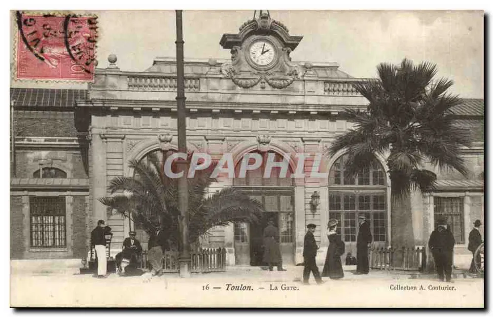 Toulon — A Estação — Coleção A. Conturier - Frente
