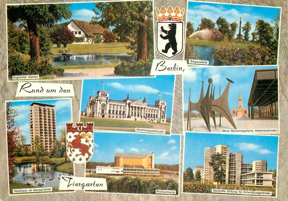 Berlin — Rund um den Tiergarten — editor Kunst und Bild, n° 12 - Frente