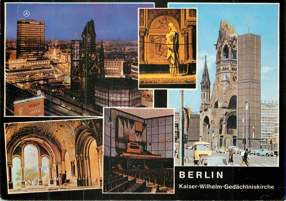 Berlin — Katedra Pamiątkowa Cesara Wilhelma — wydawca Kunst und Bild, nr 15 - Awers