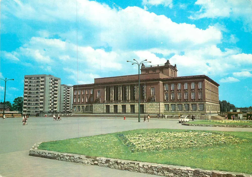 Dąbrowa Górnicza — Palast der Kultur des Bergbaubereichs — Verlag RUCH - Vorderseite