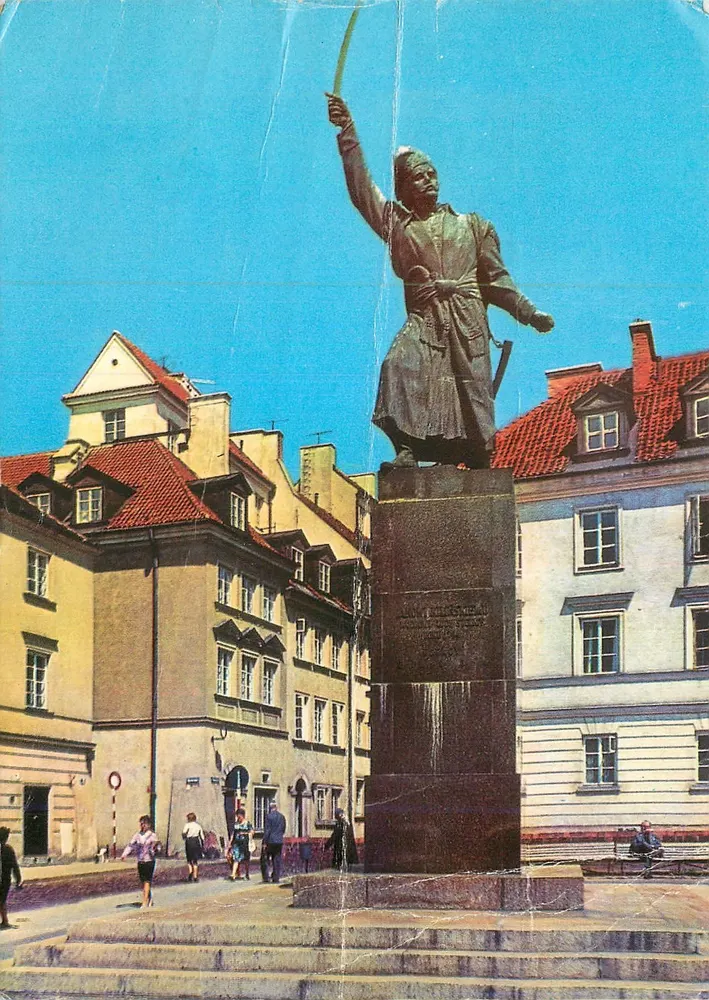 Denkmal von Jan Kiliński — Warschau — Verlag BIURO WYDAWNICZE „RUC” - Vorderseite