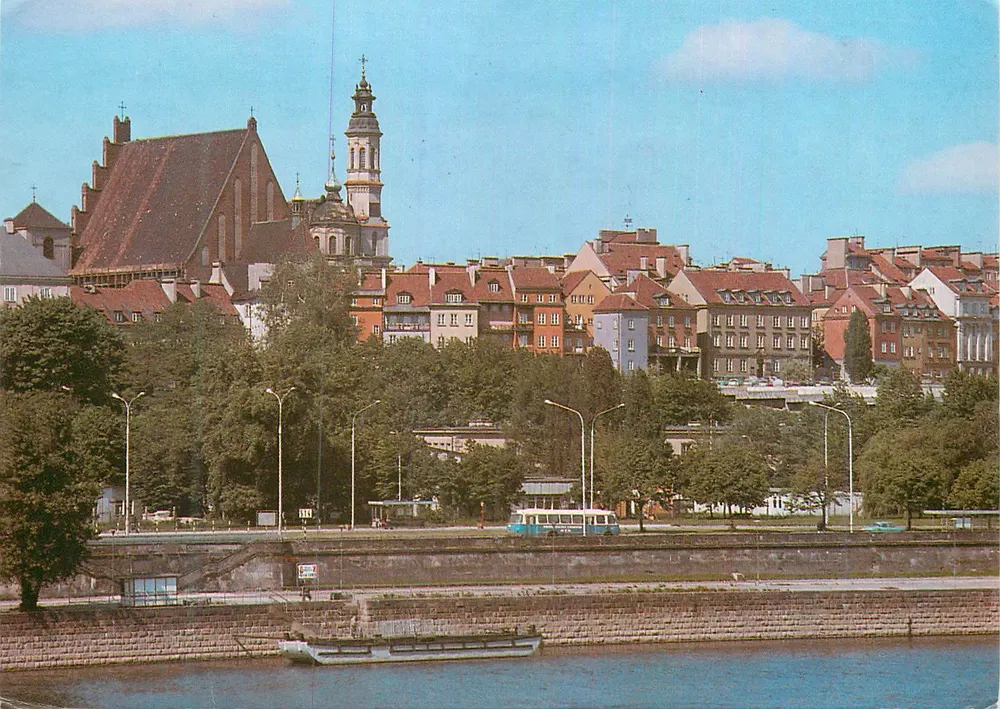 Warsaw — Panorama of the Old Town — WARSZAWSKIE TOWARZYSTWO CYKLISTYCZNE - Front