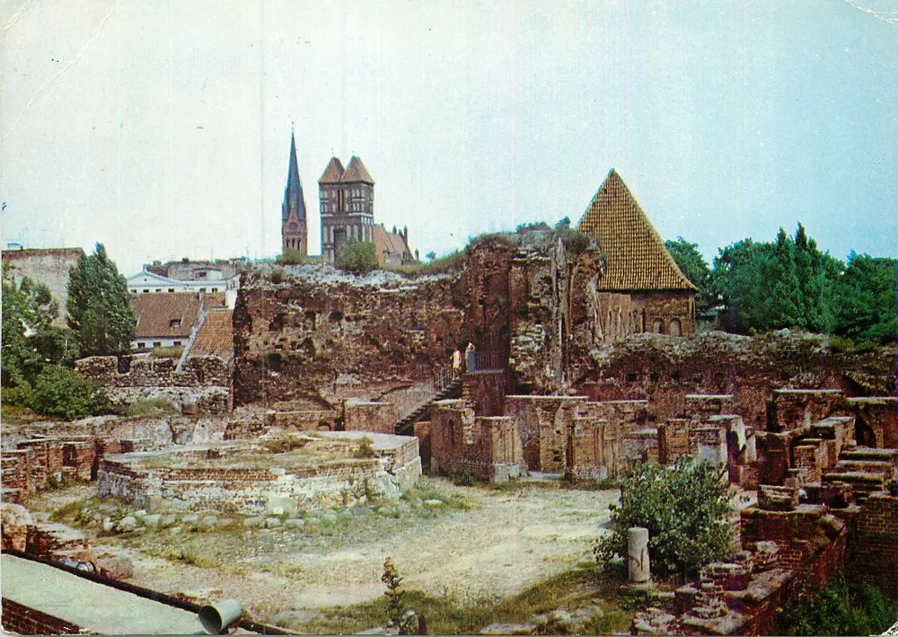 Ruine del castello di Toruń — XIII-XIV secolo — editore non visibile - Recto