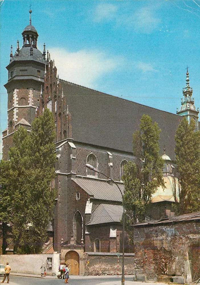 Kraków — Igreja de Božego Ciała Gótica (séculos XIV-XV) — fot. S. Jabłońska - Frente