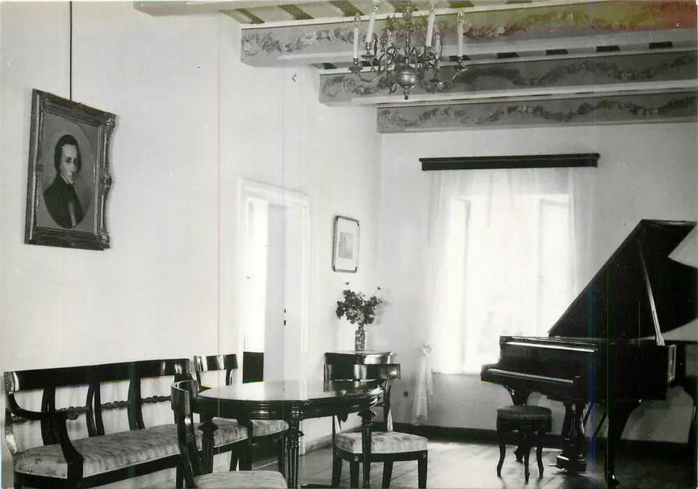 Żelazowa Wola — Schloss, wo Chopin geboren wurde — Biuro Wydawnicze 'Ruch' - Vorderseite