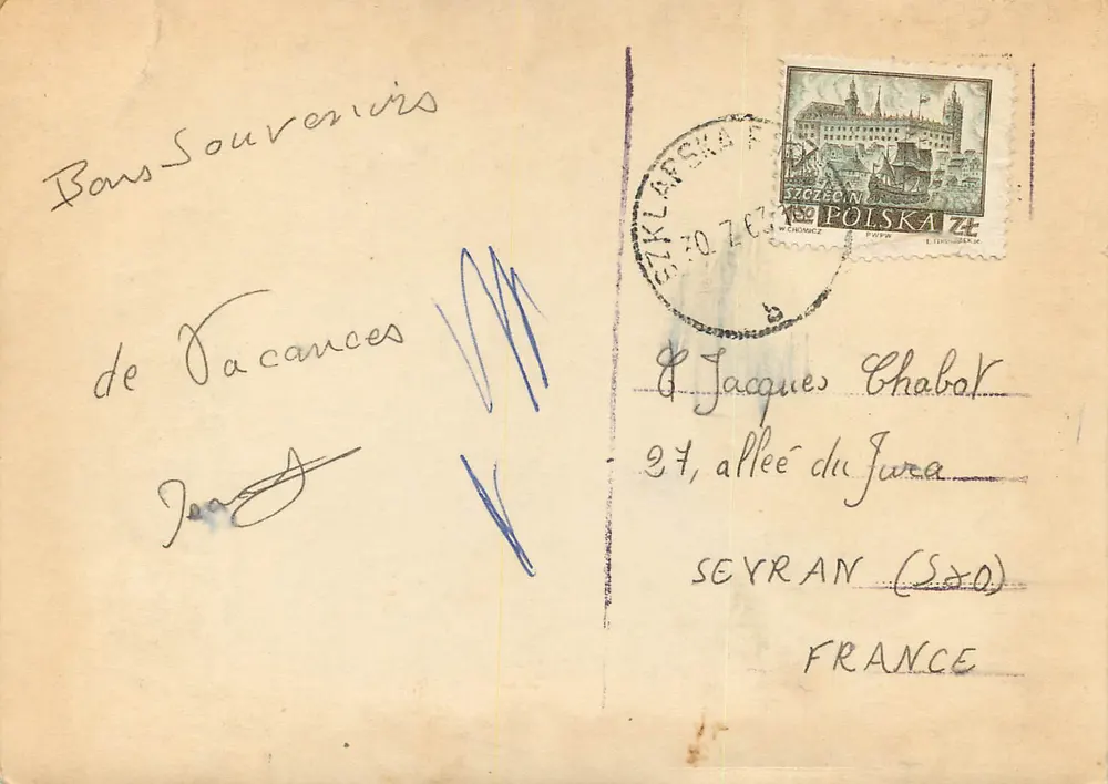 Villa em Szklarska Poręba — Polônia — editor não visível - Verso