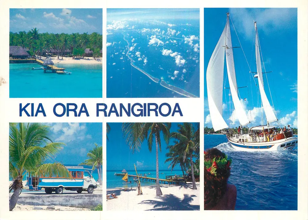 Kia Ora Rangiroa — Atol de Rangiroa — Produzido por Pacific Promotion, Tahiti - Frente