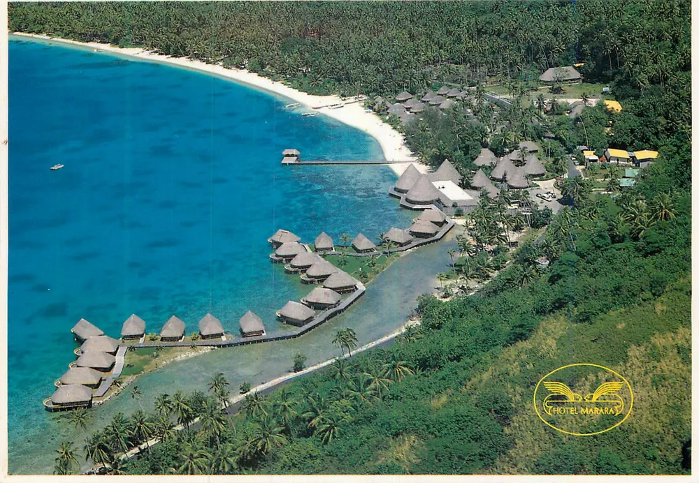 Hotel Marara — Bora Bora — Polinésia Francesa — editor Pacific Promotion, Tahiti - Frente