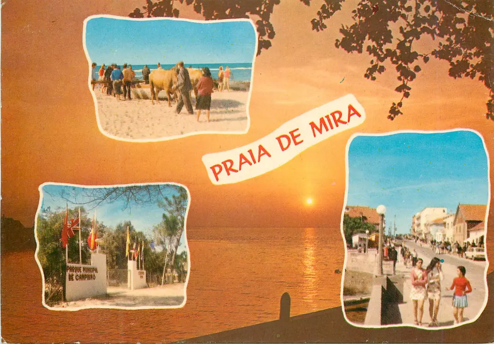 Praia de Mira — pôr do sol — Supercor - Frente