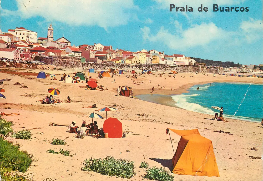 Praia de Buarcos — vista ocidental — editor Centro de Candidat, n° 399 - Frente
