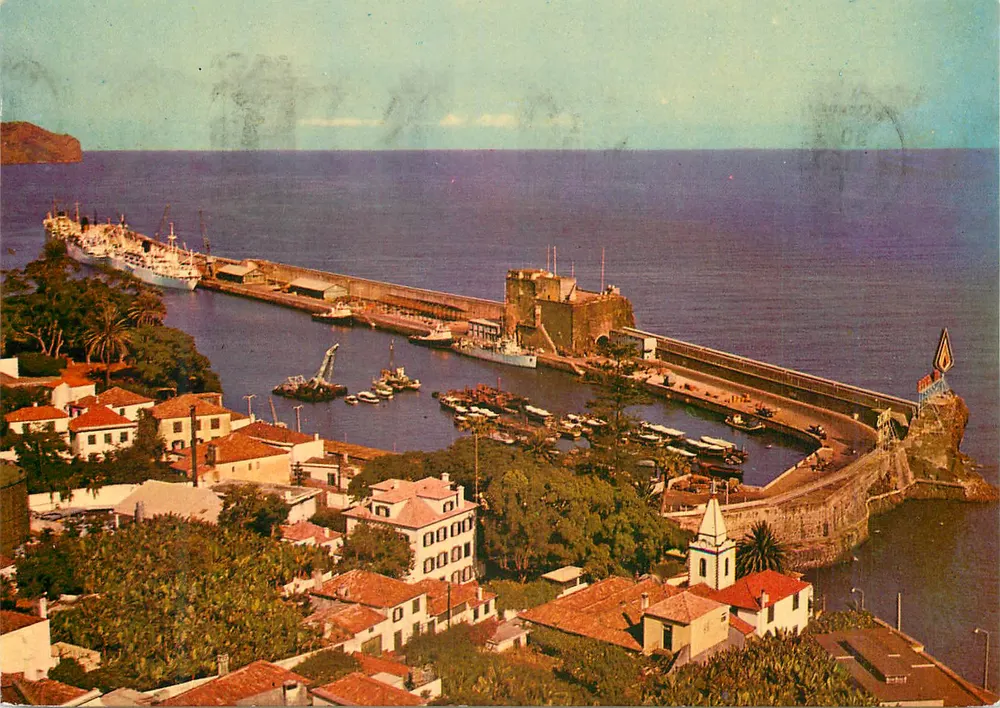 Porto do Funchal — Porto de Funchal — Madeira — Editor: Foto João Pestana, N° 511 - Frente