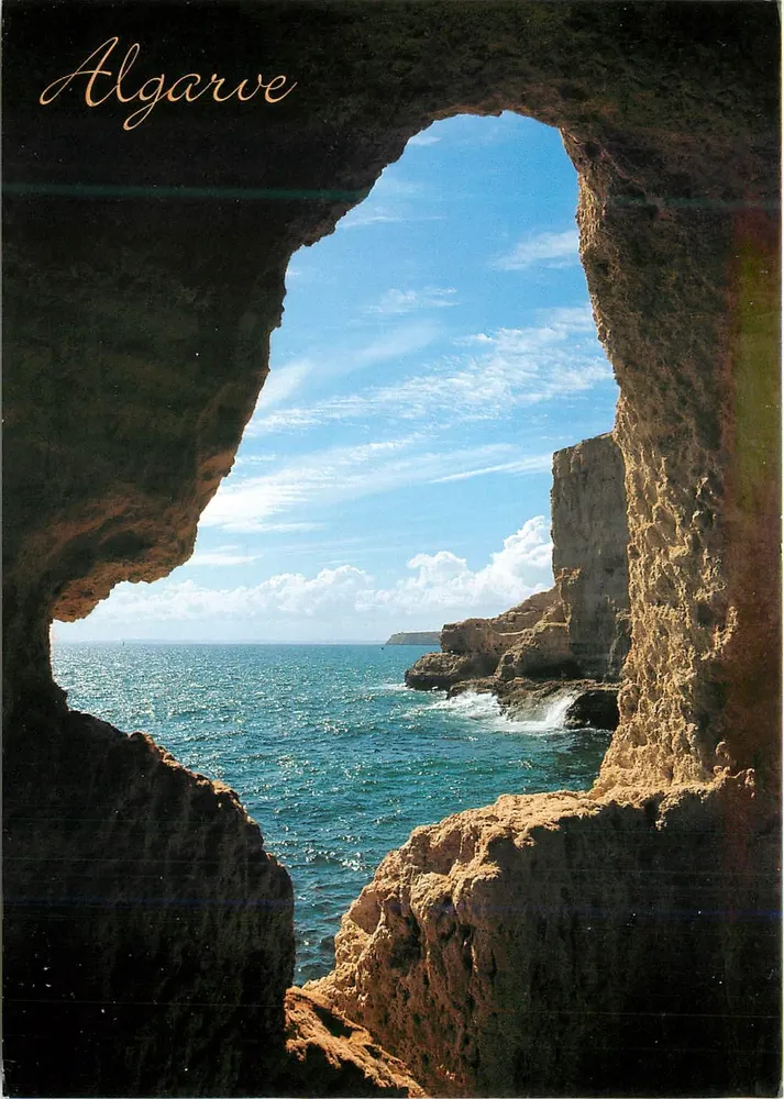 Vista do litoral do Algarve — Algarve — editor Michael Howard, série Coleção Michael Howard - Frente