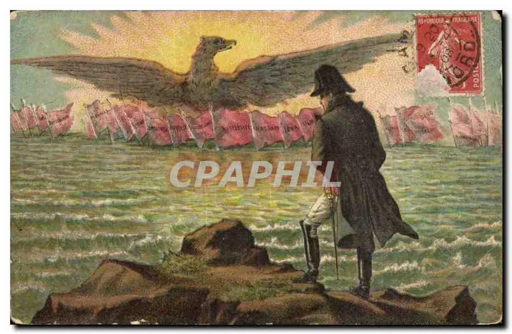 Napoleon I — Symbol der französischen Republik — unbekannter Verlag, Seriennummer nicht sichtbar - Vorderseite