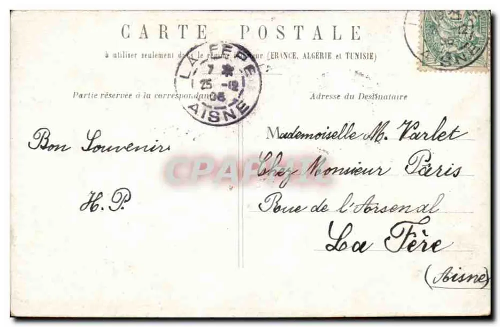 Natal — Carta de boas-vindas com crianças nas letras — editor desconhecido - Verso