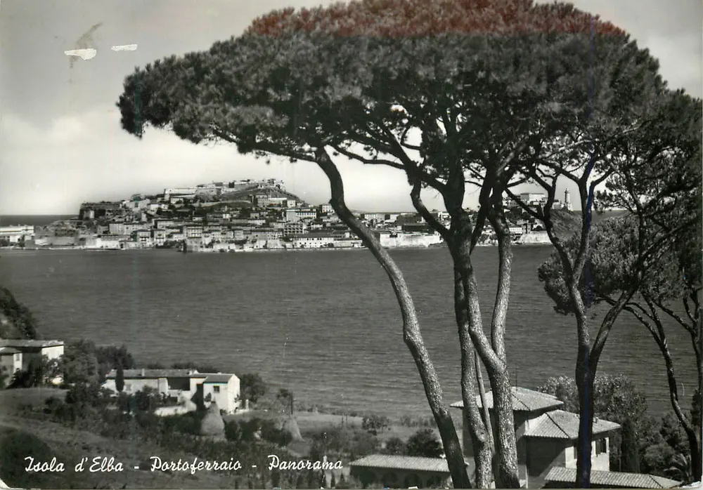 Ilha de Elba - Porto Ferrajo - Panorama — Concess. M. & C. Tognoli - Livorno - Frente