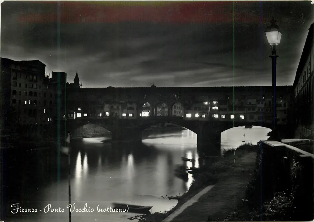 Florença - Ponte Vecchio (noite) - Frente