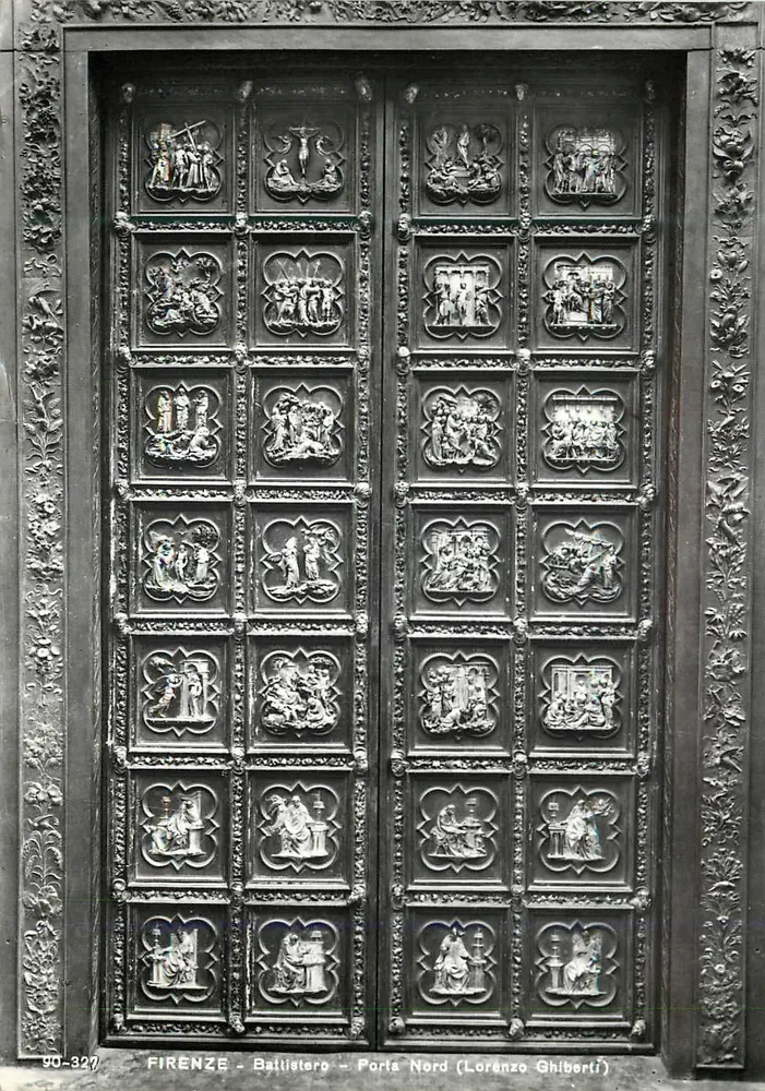 Florence - Baptistery - North Door (Lorenzo Ghiberti) - Front