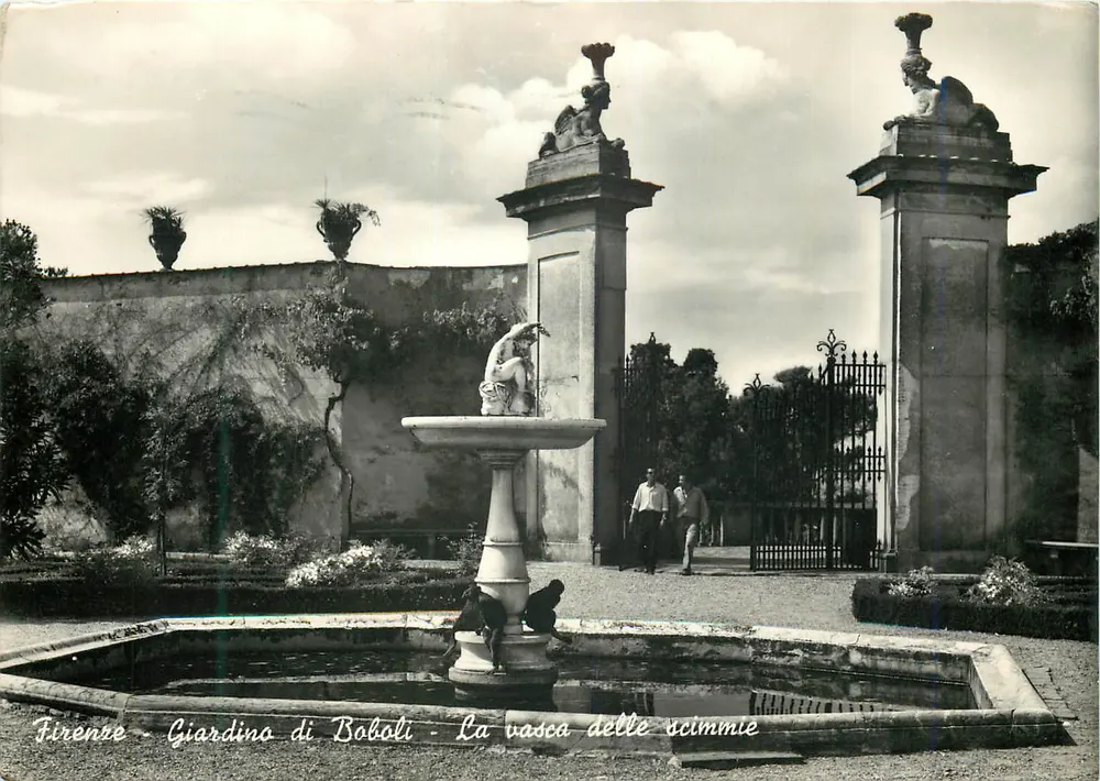 Firenze - Giardino di Boboli - La vasca delle scimmie — Éditeur DE CA, n° 379 - Recto