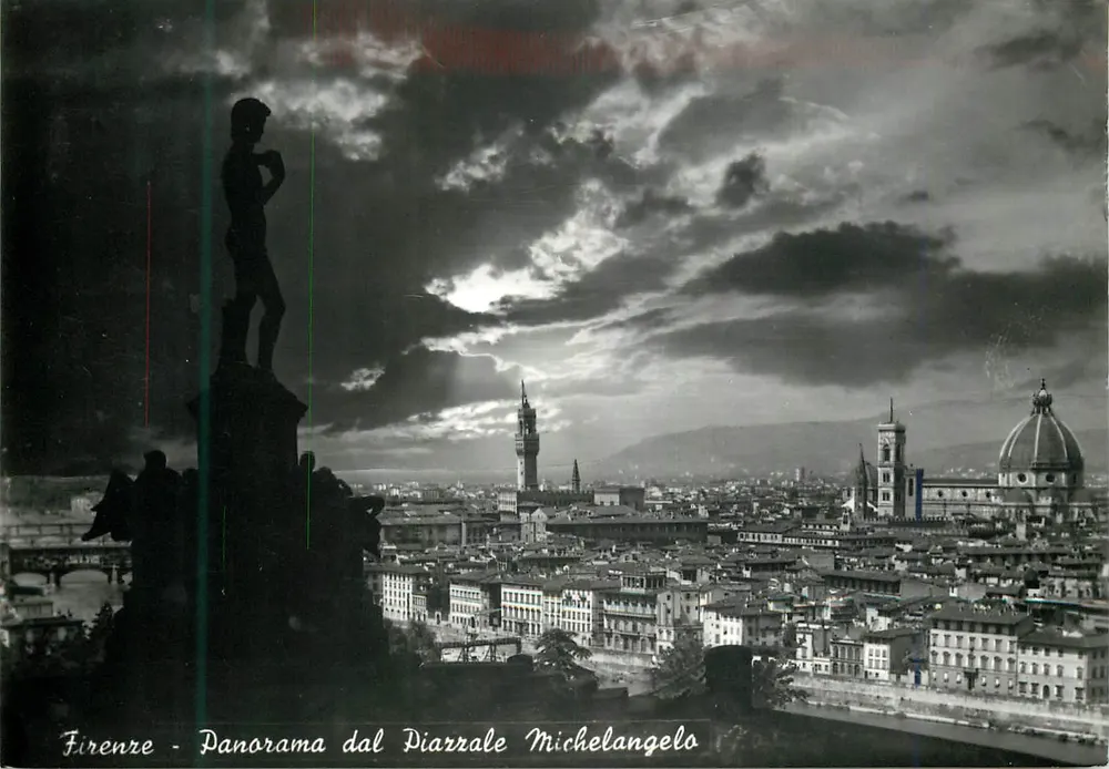 Florence - Panorama vanaf het Piazzale Michelangelo — Vera Fotografia, n° 656 - Voorkant