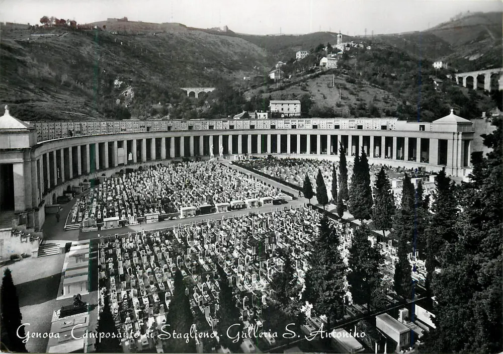 Genova - Camposanto di Staglieno - Galleria S. Antonino - Recto