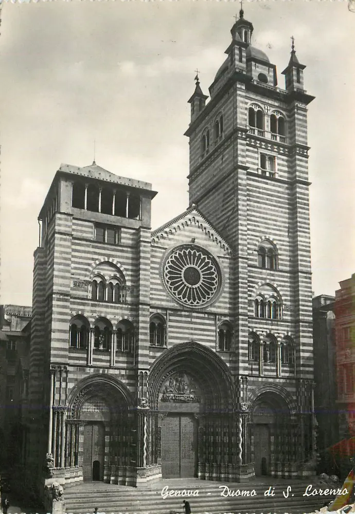 Genova - Duomo di S. Lorenzo — uitgever Vera Fotografia, n° 66 - Voorkant