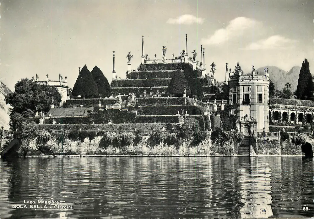 इसोला बेल्ला - जार्डिन - लागो मैज़्जोरे - श्रृंखला 68 - आगे