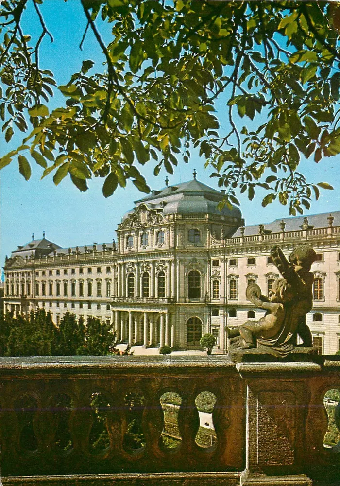 Würzburg — Residenz • Hofgarten — Ohmayer Verlag - Recto