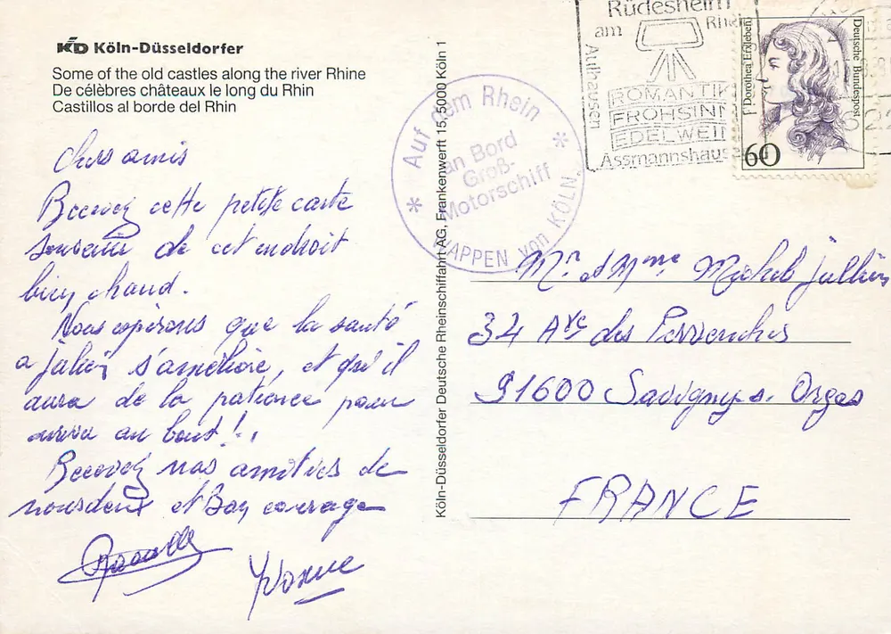 라인 강의 성채 — 라인 강변의 6개 성채 — 쿨너 드뤼스eldorf - 뒷면