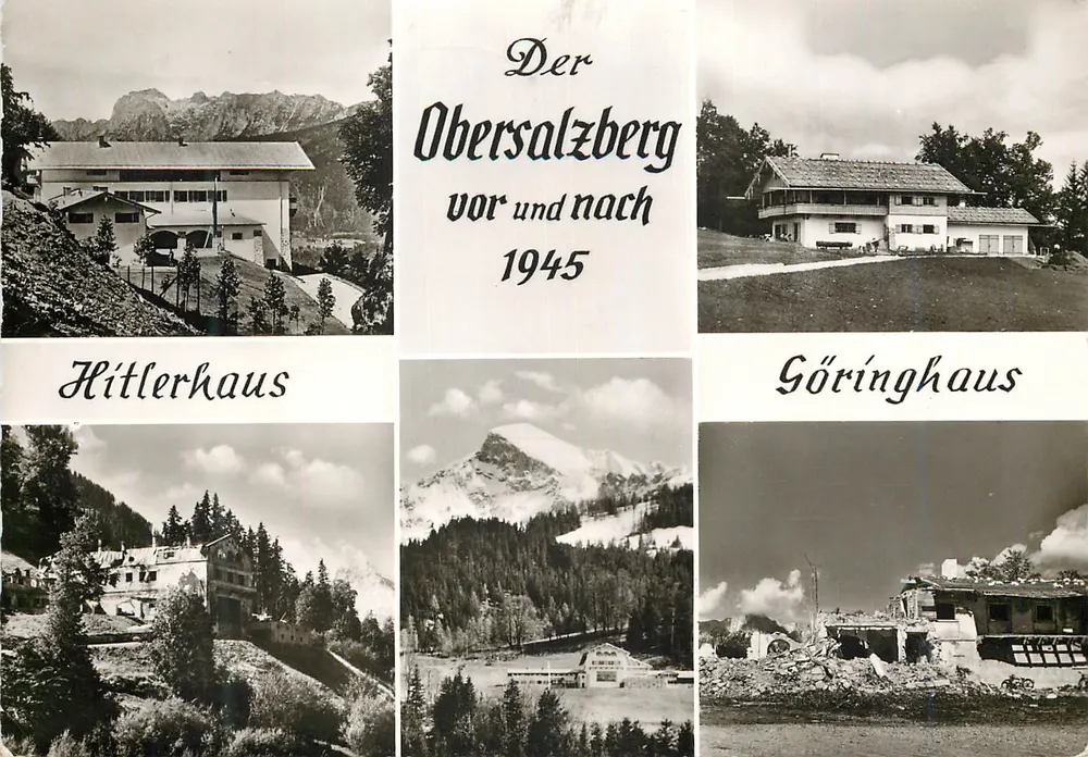 Obersalzberg — vor und nach 1945 — Verlag Perutz, D830 - Vorderseite