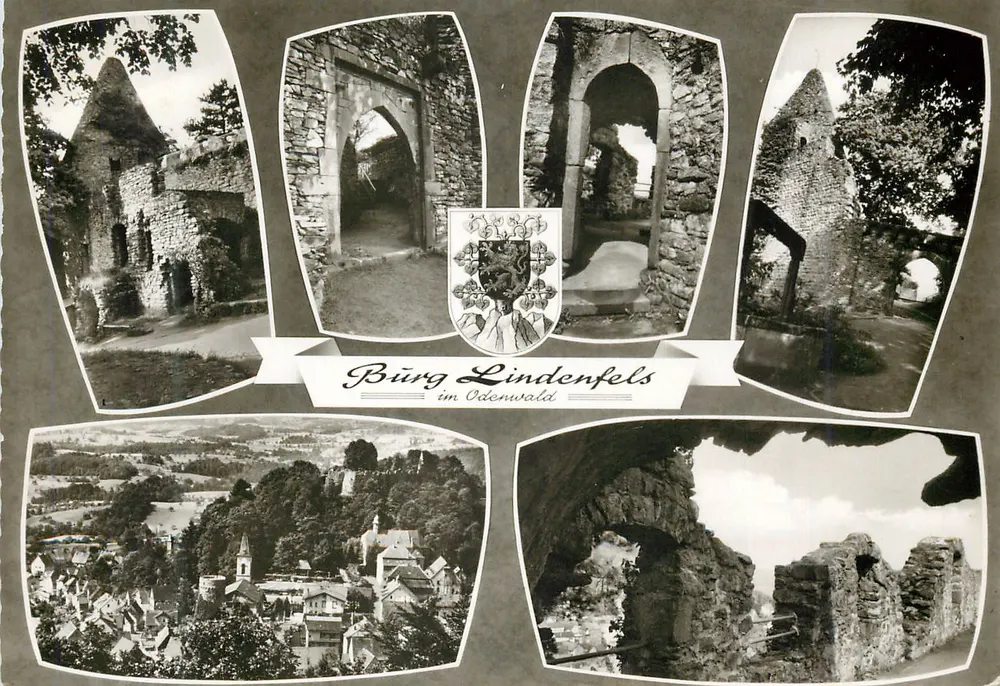 Burg Lindenfels in de Odenwald — Jakob Krapohl-Verlag, L 3857 - Voorkant