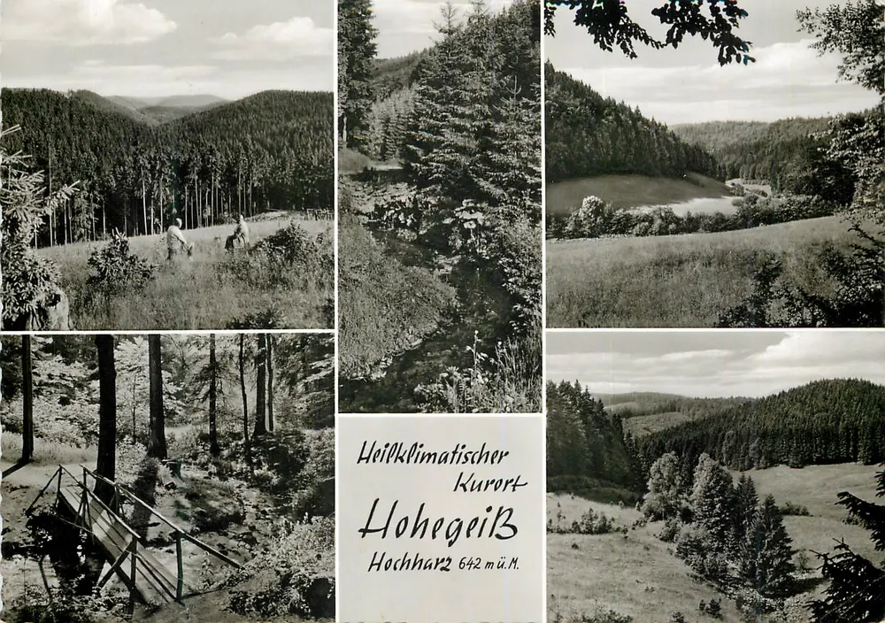 Hohegeiß — Kurort Hochharz 642 m ü.M. — Käufhaus W. Bothe - Vorderseite