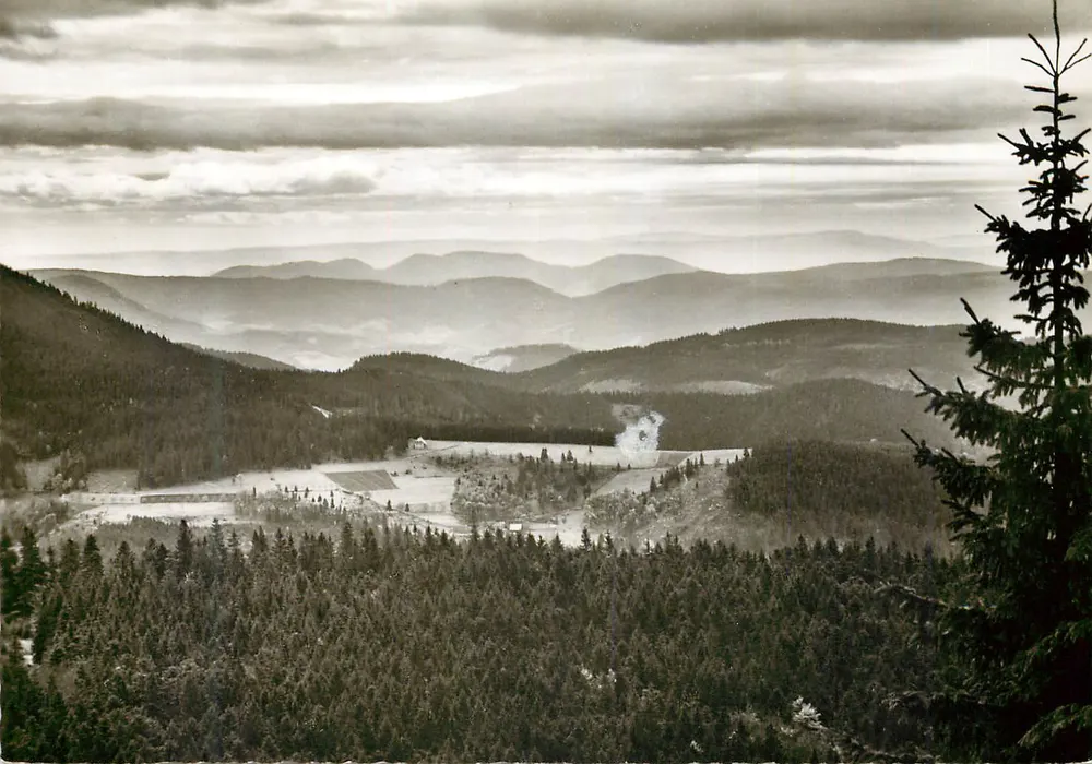 Schwarzwaldhochstraße — Fernblick gegen den Feldberg — Verlag ECHTES Schönling & Co. (Bas-Rhin) - Vorderseite
