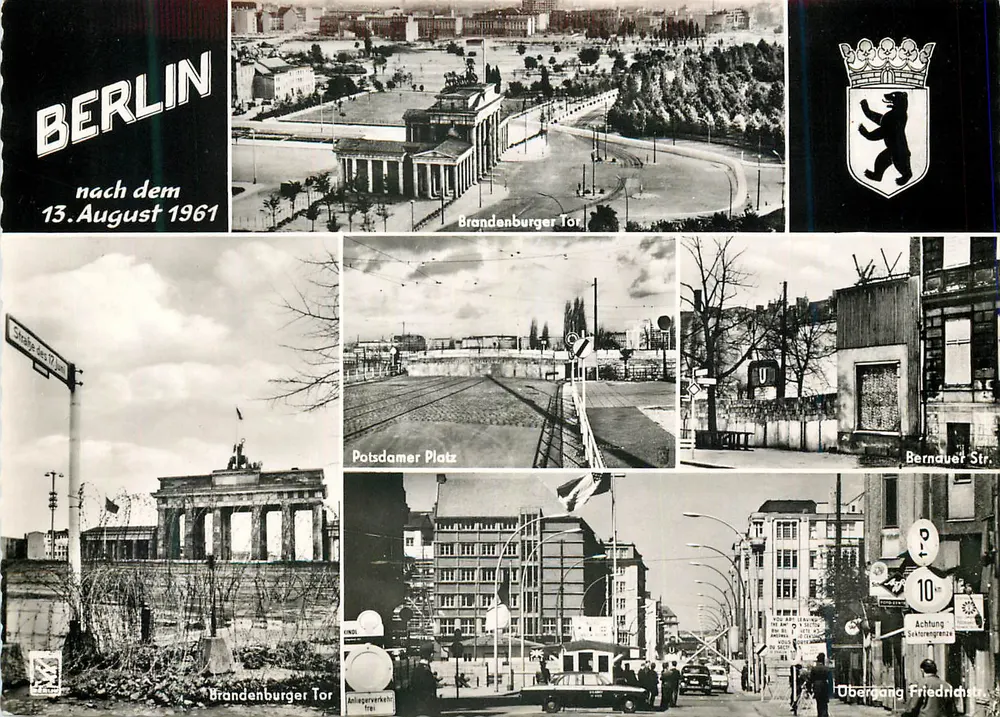 Berlim — após o 13 de agosto de 1961 — Industrie-Fotografie Klinke & Co. - Frente