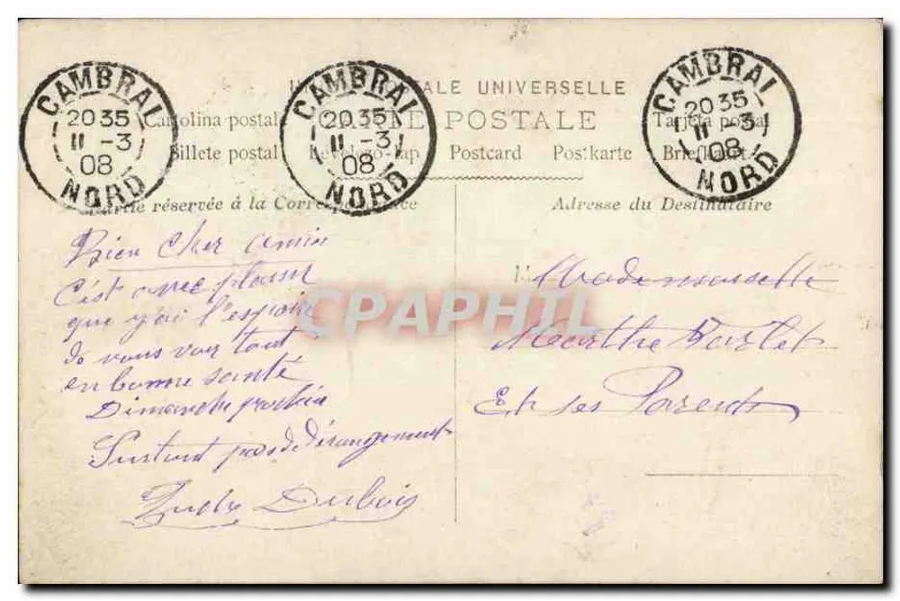 Criança em traje marítimo — Alegria e Felicidade — IRIS, n° 264 - Verso