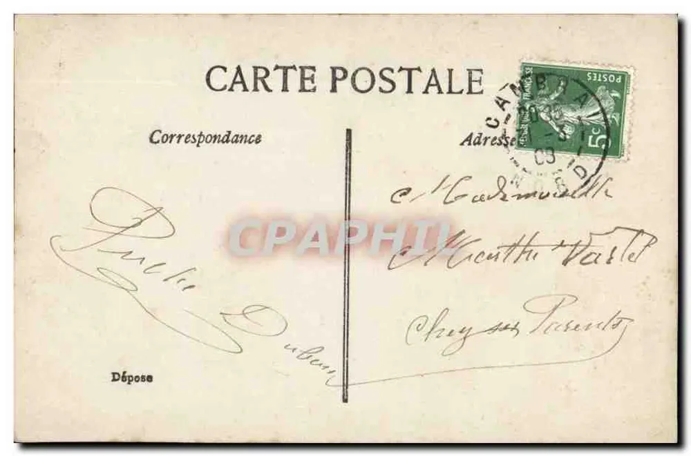 Frau mit Blumenkorb — April — Verlag E. LO, n° 522 - Rückseite