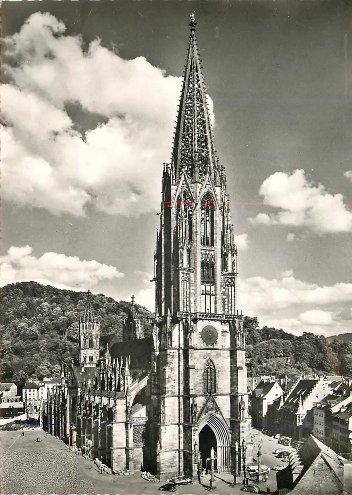 Freiburg/Schwarzwald — Kathedraal van 115 m — Schmelzer-Nicolai-Verlag - Voorkant