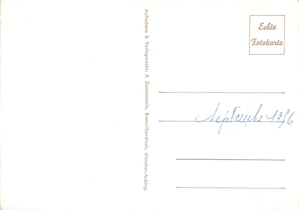 Munique — Marienplatz com Rathaus — R. Zannantonio, n° 167 - Verso