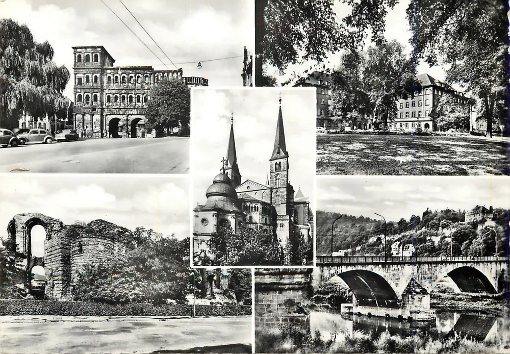 Trier — vista panorâmica — Postkartenverlag GROSSOHAUS-SAAR - Frente