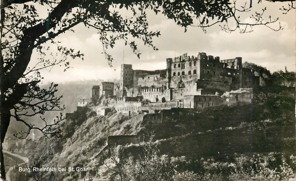 बर्ग राइनफेल्स सेंट गोअर के पास — पैनोरमिक दृश्य — HOURSCH & BECHSTEDET, श्रृंखला 692 - आगे
