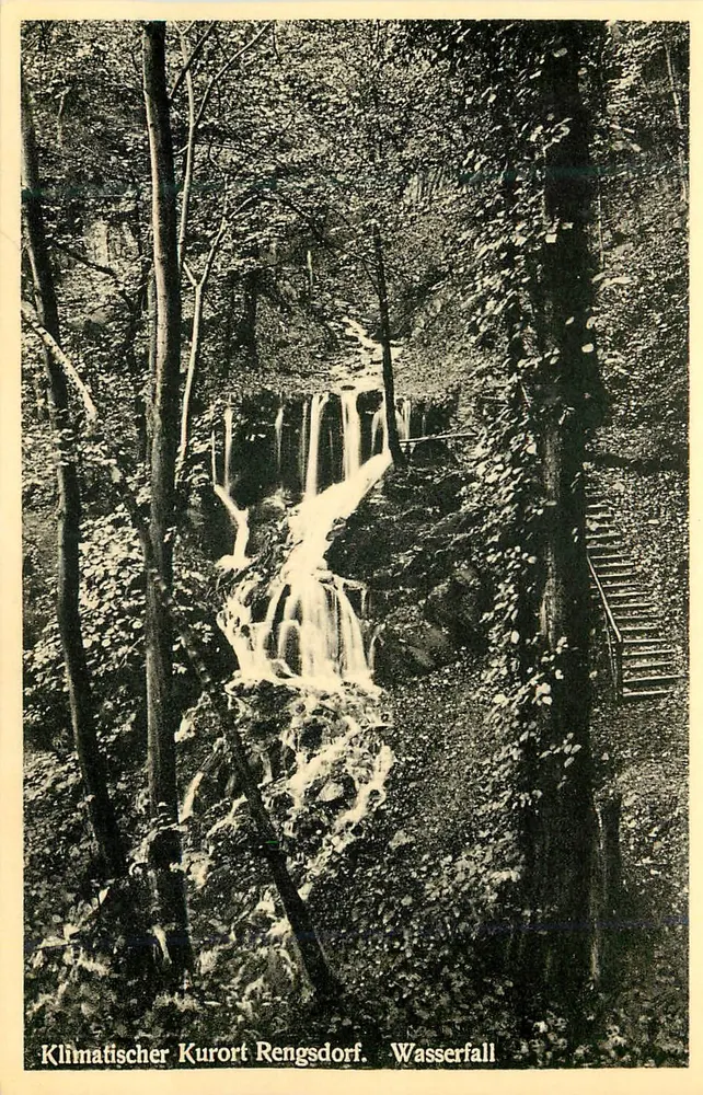 Klimatischer Kurort Rengsdorf — Wasserfall — Verlag nicht sichtbar - Vorderseite